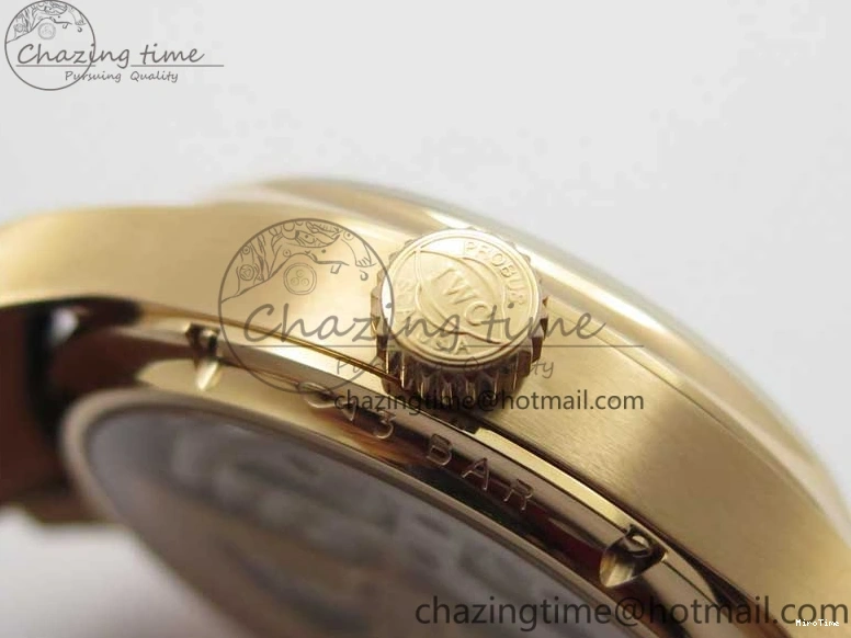 MIROTIME 0427 Elegant Portugieser Perpetual Calendar IW503302 RG V9F 1:1 Best Edition Gray Dial on Black Leather Strap A 7096